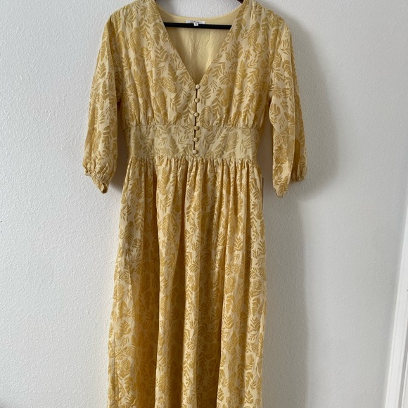 Women’s Maxi Yellow Women’s Dress Size Small - Picture 8 of 11